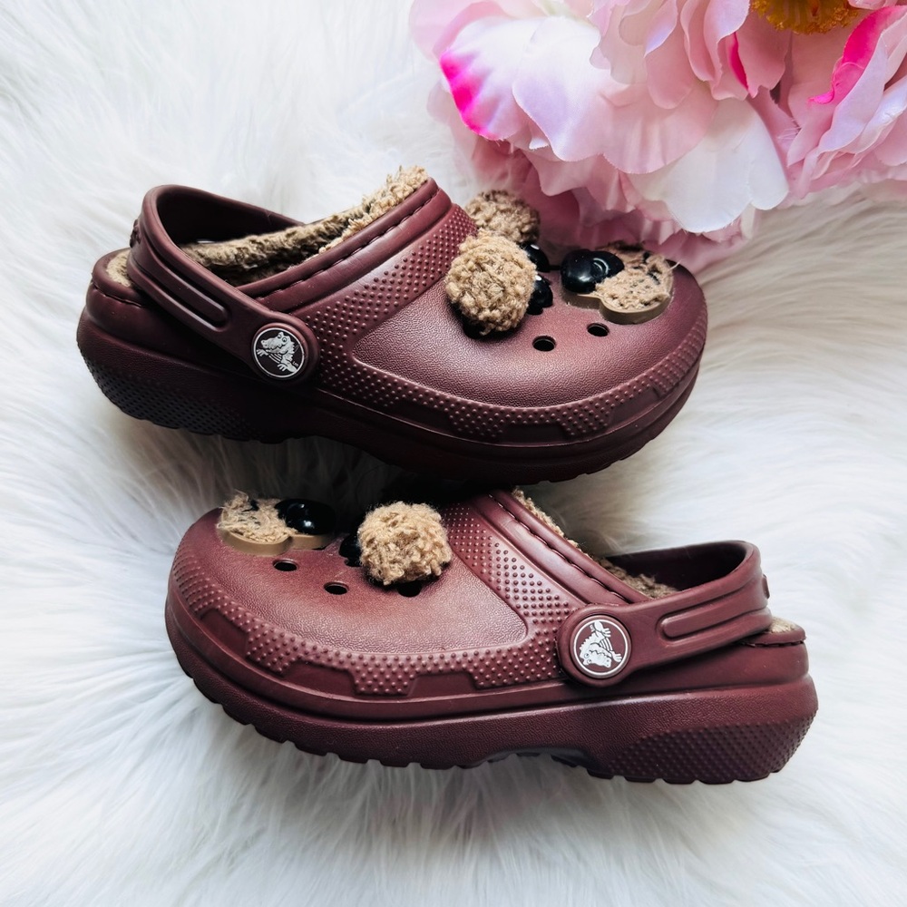 Toddler Bear Fur Lined Crocs - Picture 3 of 6